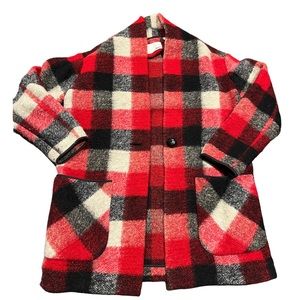Wilfred Free Plaid Jacket Size Small